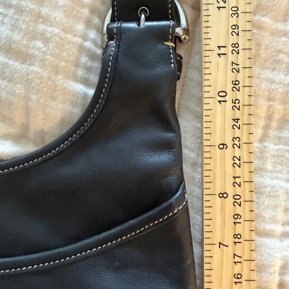 Coach Soho Slim Hippie Crossbody 9549 Black Leather Vintage Y2K Timeless Style - Picture 6 of 16